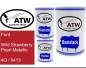 Preview: Ford, Wild Strawberry Pearl Metallic, 4Q / 6413: 500ml Lackdose + 500ml Klarlack + 250ml Härter - Set, von ATW Autoteile West.